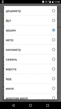 „Yandex“: verfügbare Werte
