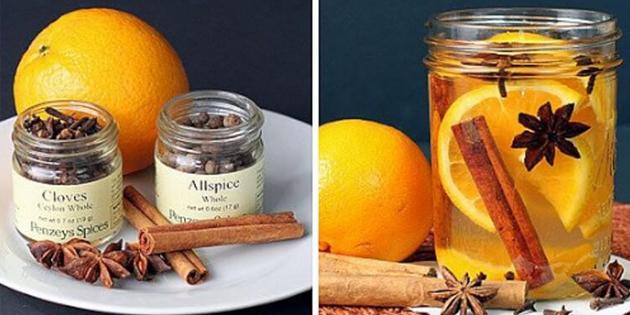 natürliche Aromen für zu Hause: Der Geschmack von Orange, Zimt, Nelken und Anis