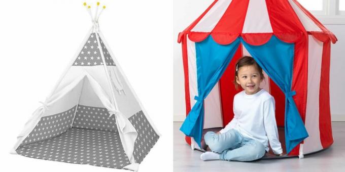 Was man einem 5-jährigen Mädchen zum Geburtstag schenkt: ein Spielzelt