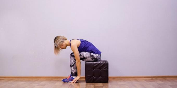 Flexibilität Übungen: Neigung nach vorn