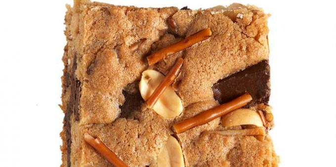 Rezepte leckere Kekse: Plätzchen mit Erdnüssen und Salzstangen