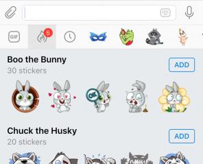 Das Telegramm Bote erschien Masken und die Fähigkeit, GIF-Animation zu erstellen