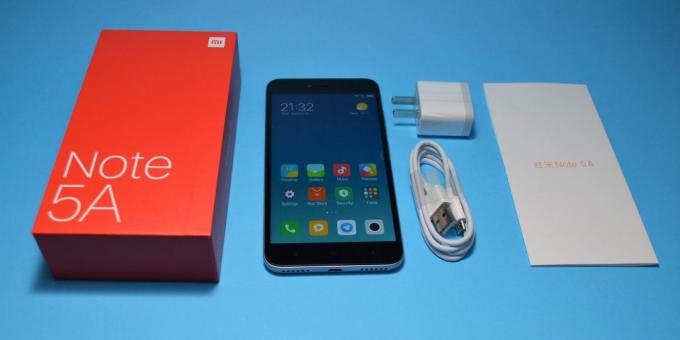 Xiaomi Redmi Hinweis 5a: Ausrüstung