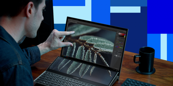 ASUS ZenBook Pro Duo 15 OLED-Laptop: Farbgenau