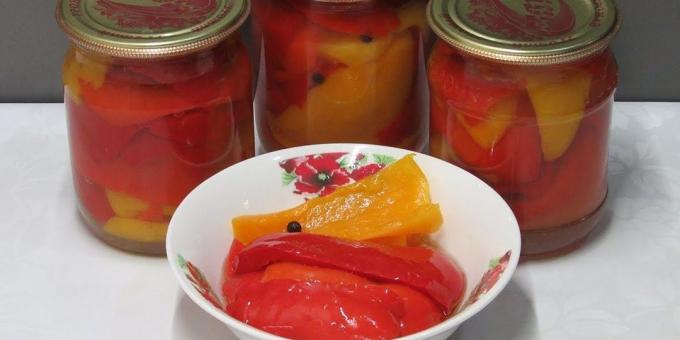 Rezepte: Klassischer eingelegter Paprika mit Öl