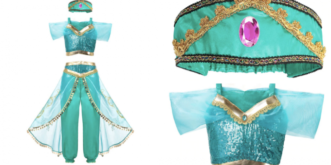 Kostüme für Mädchen Neujahr: Kostüm Prinzessin Jasmin