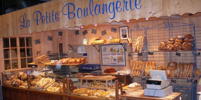 Bäckerei in Frankreich