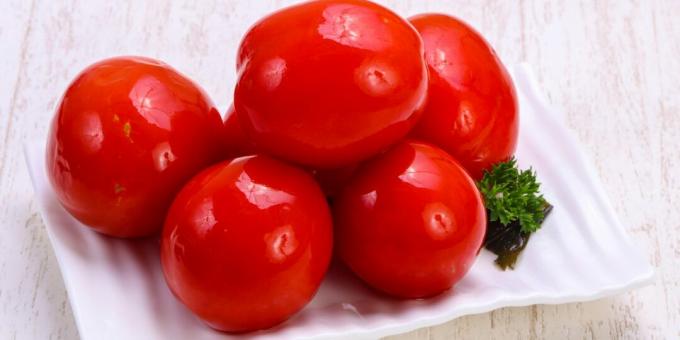 Gesalzene Tomaten mit Meerrettich