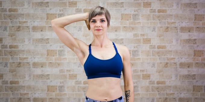 Gymnastik für den Hals: Drehen Sie Köpfe mit Widerstand